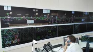 Устройствами диспетчерской централизации (ДЦ) и (или) диспетчерского контроля за движением поездов (ДК);